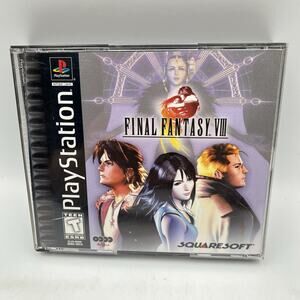 Final Fantasy Viii - Sony PlayStation 1 - Black Label - Complete - Tested!